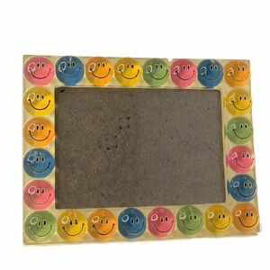 Happy Faces Multicolor Smiley Acrylic Photo Frame